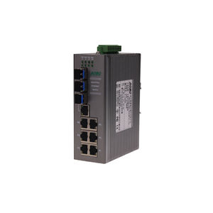 администрируемый коммутатор Ethernet / 10 портов / Gigabit Ethernet / на DIN-рейке