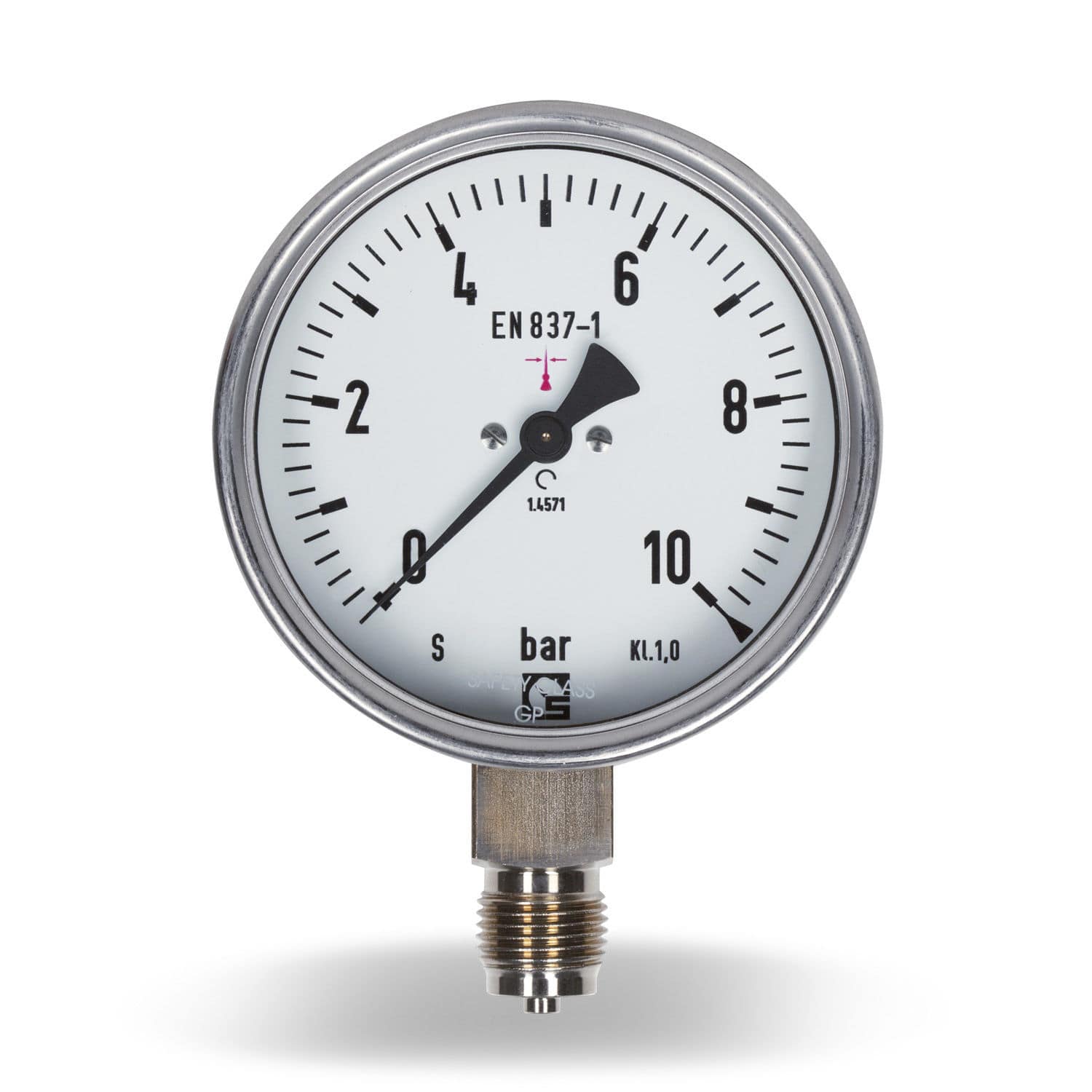 Манометр с трубкой Бурдона - RU 100 - Schmierer GmbH - со шкалой ...