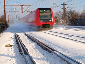 система антиобледенения железной дороги для стрелочного перевода