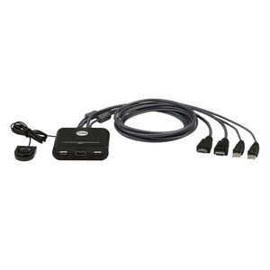 консольный переключатель KVM 2 порта 1