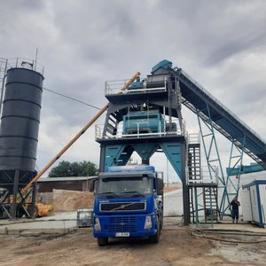 стационарная бетоносмесительная установка 1