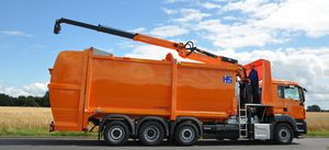 мусоровоз фронтальная загрузка 1