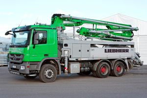 автобетононасос для строительства