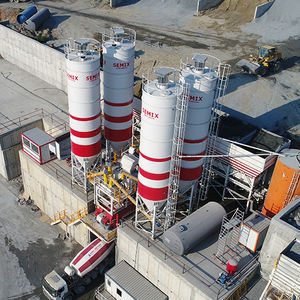 стационарная бетоносмесительная установка
