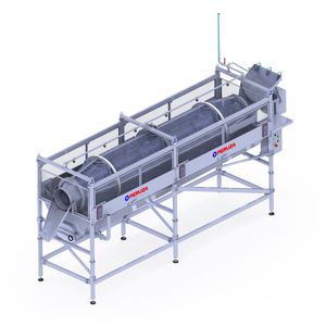 установка дробометной очистки