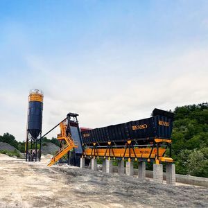 стационарная бетоносмесительная установка