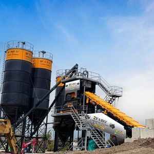 стационарная бетоносмесительная установка
