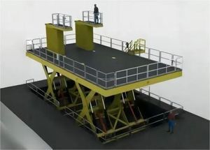 фиксированный ножничный подъемник