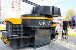 вертикальная ударная камнедробилка