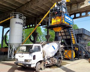 стационарная бетоносмесительная установка