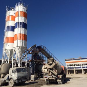 стационарная бетоносмесительная установка