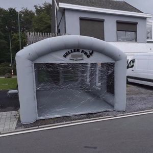 надувная окрасочная кабина