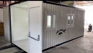 закрытая окрасочная кабина