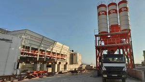 стационарная бетоносмесительная установка 1