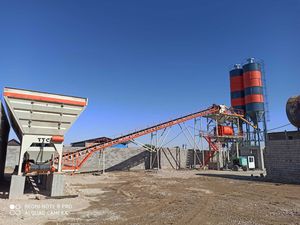 стационарная бетоносмесительная установка