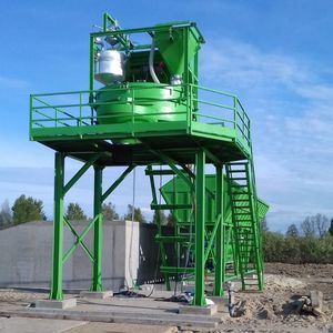 стационарная бетоносмесительная установка