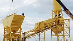 стационарная бетоносмесительная установка