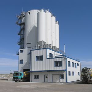 стационарная бетоносмесительная установка