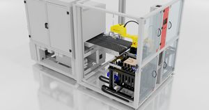 подъемно-транспортная роботизированная ячейка 1