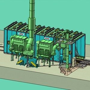 автоматическая кабина пескоструйной обработки