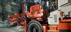 буровая установка для укрепления туннеля / роторная / для подземной шахты