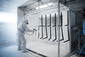 открытая окрасочная кабина
