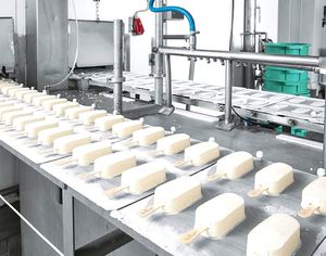 линия обработки для сливочного мороженого