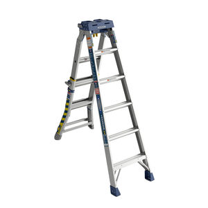 выдвижная лестница из алюминия 1