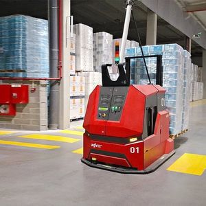 AGV для разгрузочно-погрузочных работ