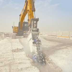 роторная фреза для экскаватора