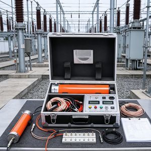пробойная установка высокого напряжения