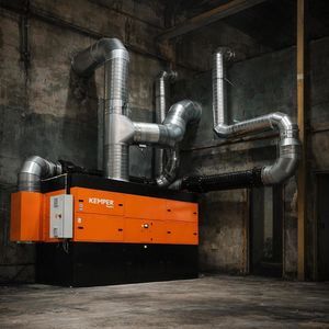 стационарная централизованная система дымоуловителей
