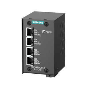 преобразователь среда / оптоволокно / Ethernet / 4 порта