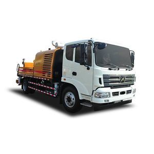 автобетононасос на прицепе