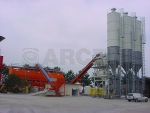 стационарная бетоносмесительная установка