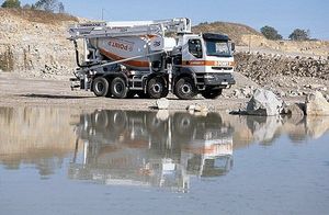 бетоносмеситель с насосом для бетона