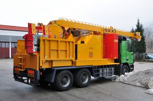 канатная установка для трелевки вверх по склону