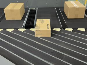 сортирующее устройство с поперечными лентами 1
