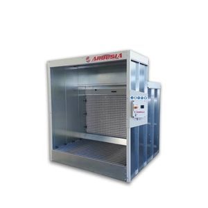 открытая окрасочная кабина