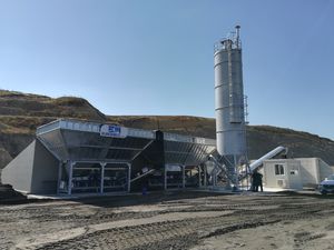 мобильная бетоносмесительная установка