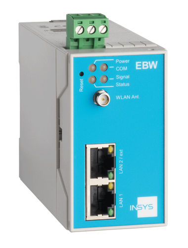 Маршрутизатор связи - EBW-W100 - INSYS MICROELECTRONICS GmbH - беспроводной / для передачи данных / с передачей пакетов данных