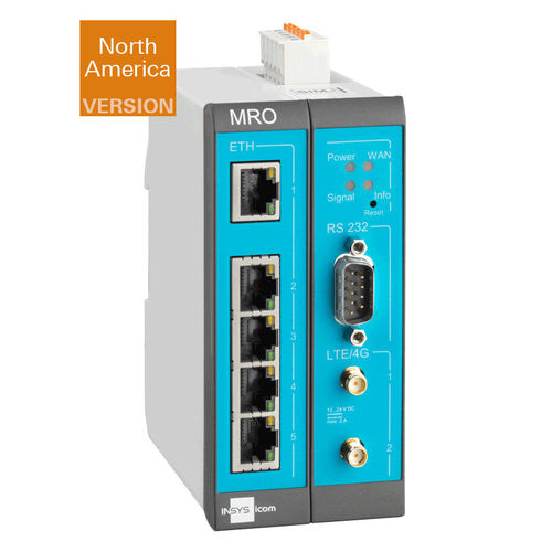 Маршрутизатор связи - MRO-L210 - INSYS MICROELECTRONICS GmbH - секционный / для передачи данных / с передачей пакетов данных