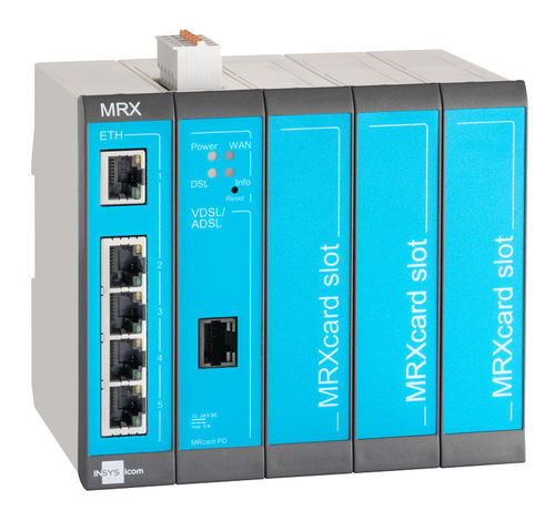 Маршрутизатор связи - MRX5 DSL-A - INSYS MICROELECTRONICS GmbH - для передачи данных / xDSL / Ethernet