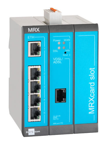 Маршрутизатор связи - MRX3 DSL-A - INSYS MICROELECTRONICS GmbH - секционный / для передачи данных / с передачей пакетов данных