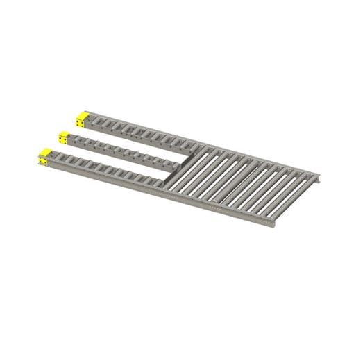 Роликовый конвейер - PAS60-90 - AMI Förder- und Lagertechnik GmbH - для загрузки / для питания / модульный