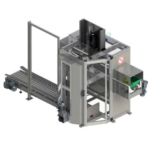 Линейная оберточная машина - AMI Förder- und Lagertechnik GmbH - роботизированная