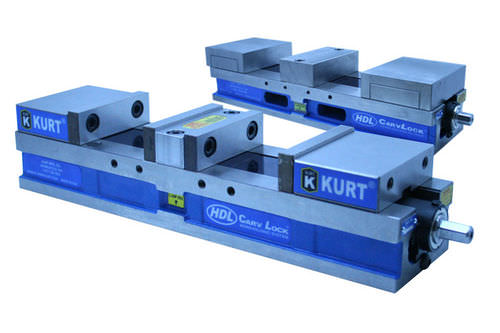 Тиски для станка - HDLM4J - Kurt Manufacturing-Industrial Products Division - пневматический / модульный / двойной