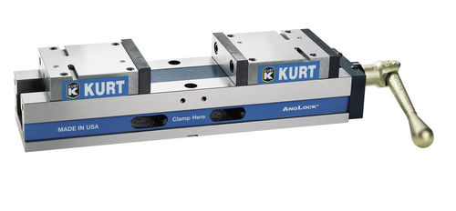 Тиски для станка - SCD430 - Kurt Manufacturing-Industrial Products Division - ручной / с плоским профилем / самоцентрирующийся