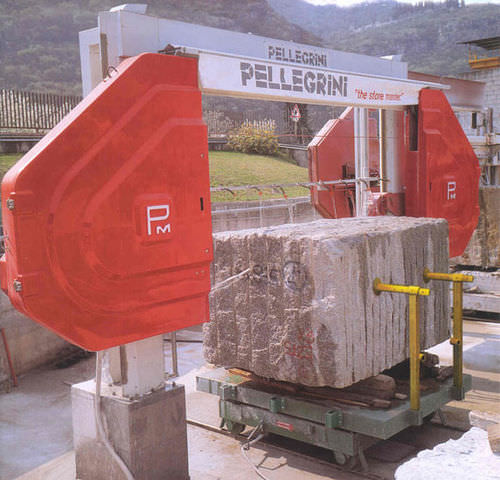Ленточная пила - DF 2000-2500-3000-3500 - Pellegrini - для камня / ЧПУ