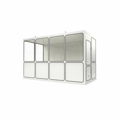 Модульная система "room-in-room" - Ri 12b - WSM – Walter Solbach Metallbau GmbH - из листового металла / из минерального волокна / с полом из ПВХ